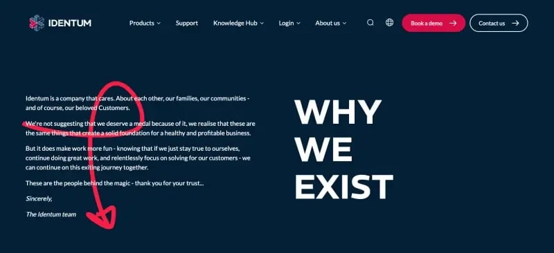 Doodles and body copy