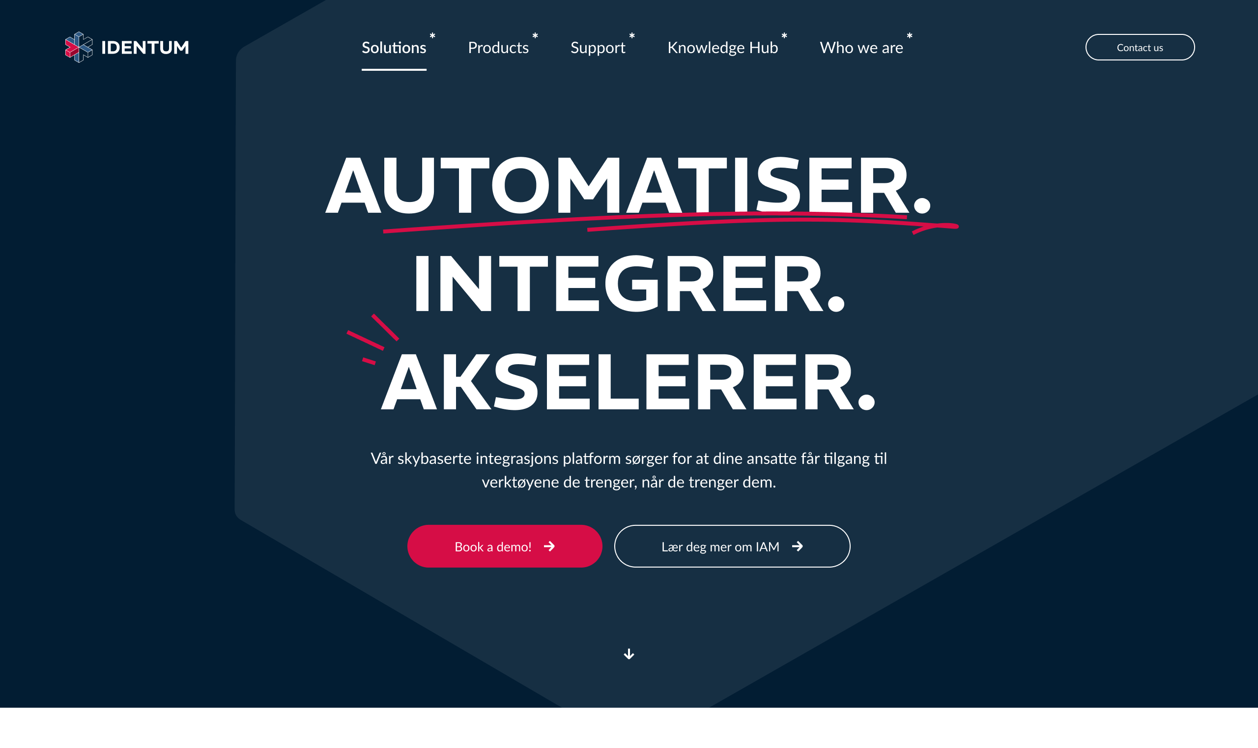 Web design - Hero Block example